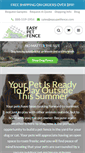 Mobile Screenshot of easypetfence.com